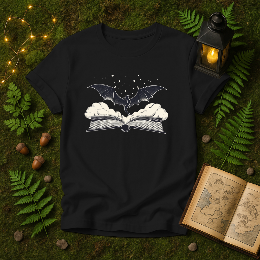 DESIGN 147 - DRAGON EMERGIN FROM A BOOK