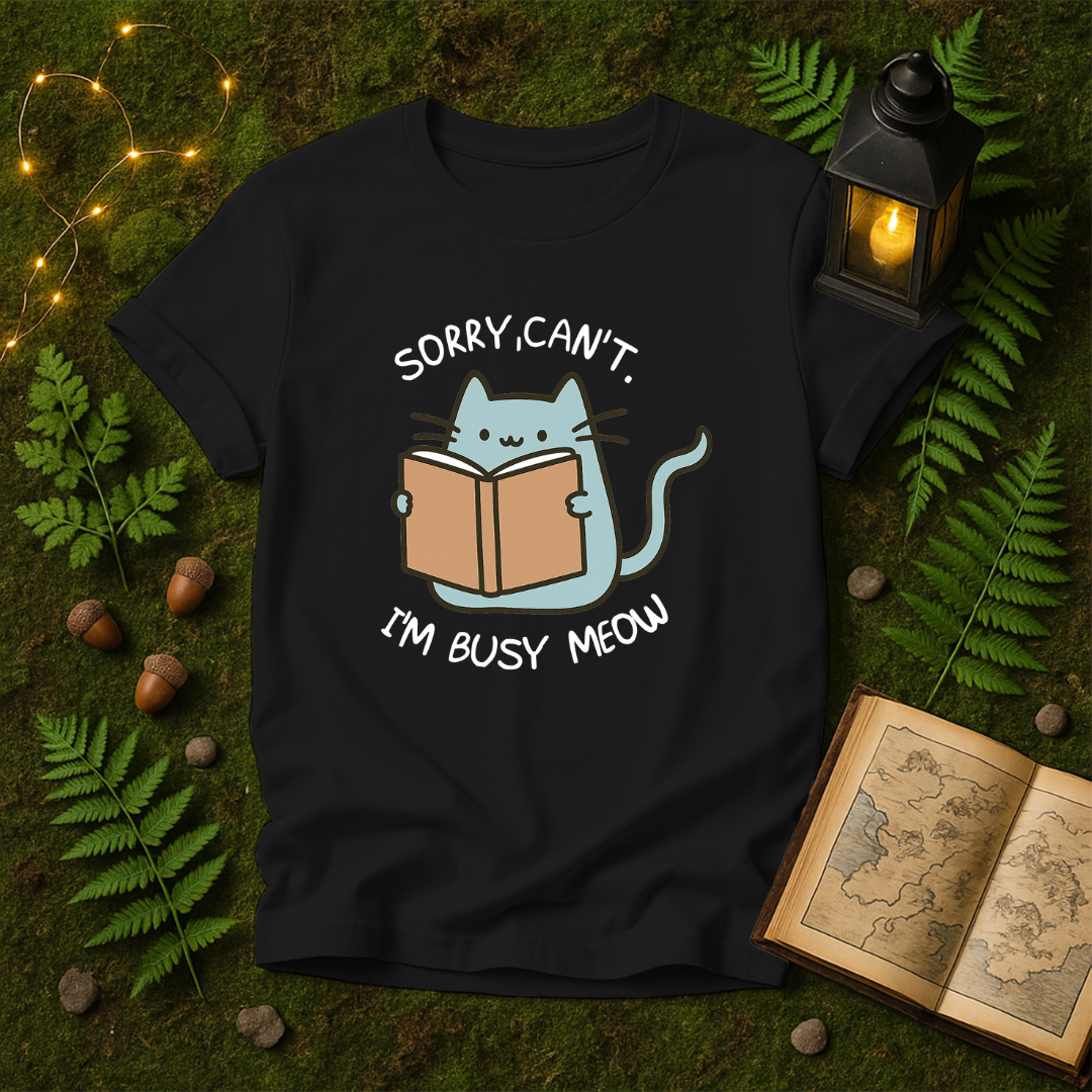 DESIGN 320 - SORRY CANT IM BUSY MEOW