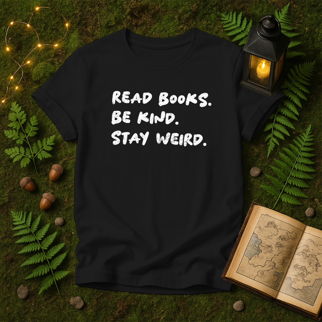 DESIGN 23 - READ BOOKS BE KIND STAY WEIRD