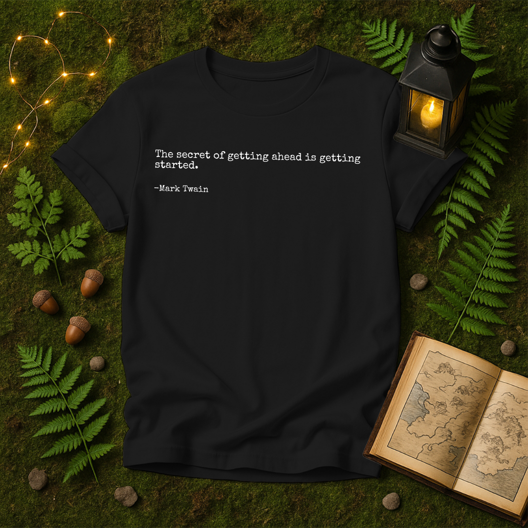 DESIGN 196 - THE SECRET OF GETTING AHEAD IS GETTING STARTED
