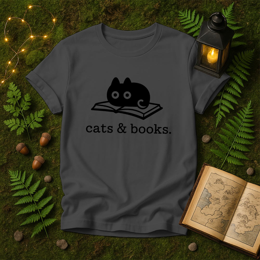 DESIGN 368 - CATS & BOOKS