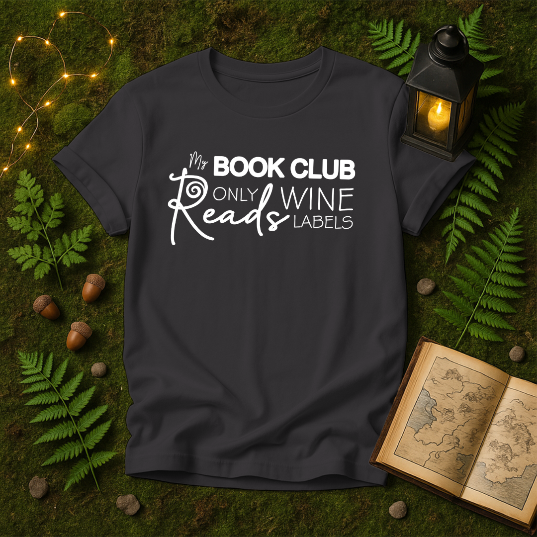 DESIGN 107 - MY BOOK CLUB ONLY READS WINE LABELS