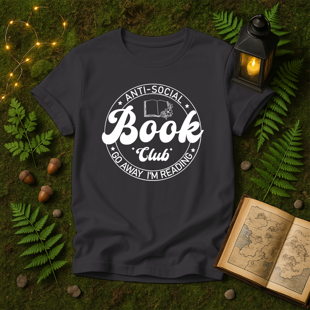 DESIGN 151 - ANTISOCIAL BOOK CLUB GO AWAY IM READING
