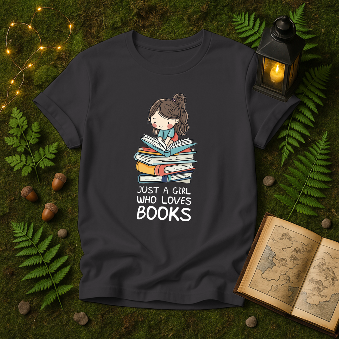 DESIGN 136 - JUST A GIRL WHO LOVES BOOKS