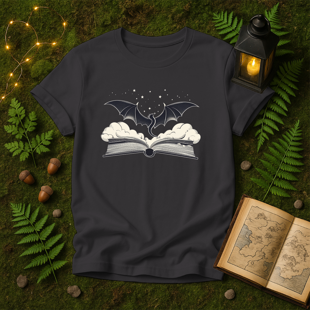 DESIGN 147 - DRAGON EMERGIN FROM A BOOK