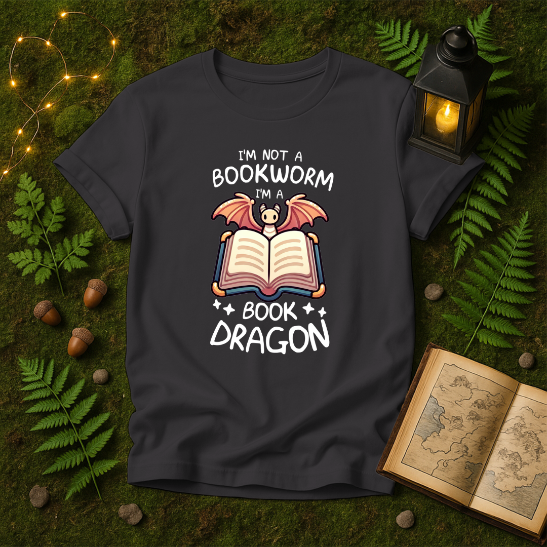 DESIGN 106 - IM NOT A BOOKWORM IM A BOOK DRAGON
