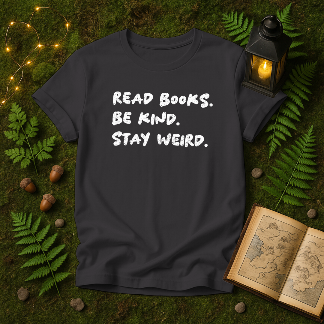 DESIGN 23 - READ BOOKS BE KIND STAY WEIRD