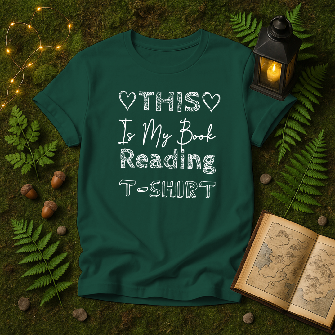 DESIGN 91 - THIS IS MY BOOK READING TSHIRT
