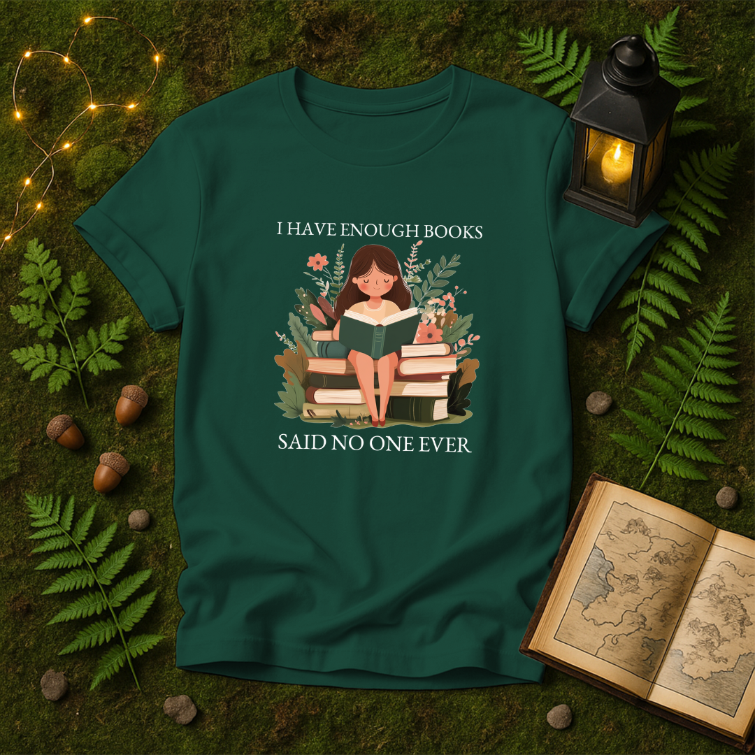 DESIGN 133 - I HAVE ENOUGH BOOKS SAID NO ONE EVER