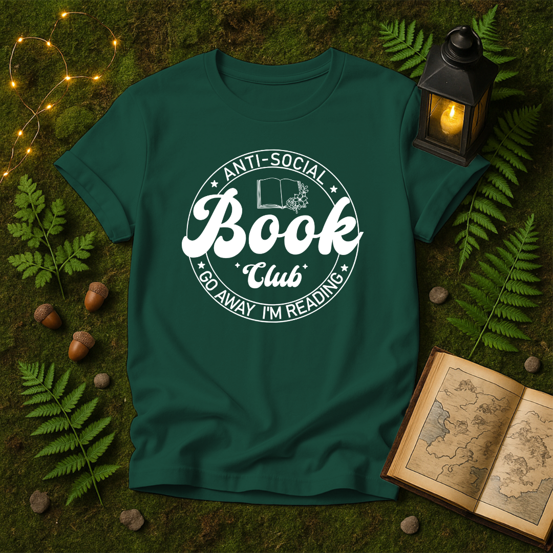 DESIGN 151 - ANTISOCIAL BOOK CLUB GO AWAY IM READING