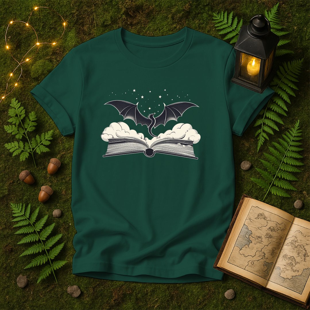 DESIGN 147 - DRAGON EMERGIN FROM A BOOK