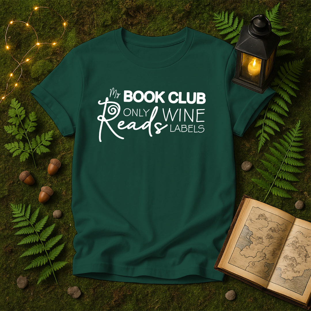 DESIGN 107 - MY BOOK CLUB ONLY READS WINE LABELS
