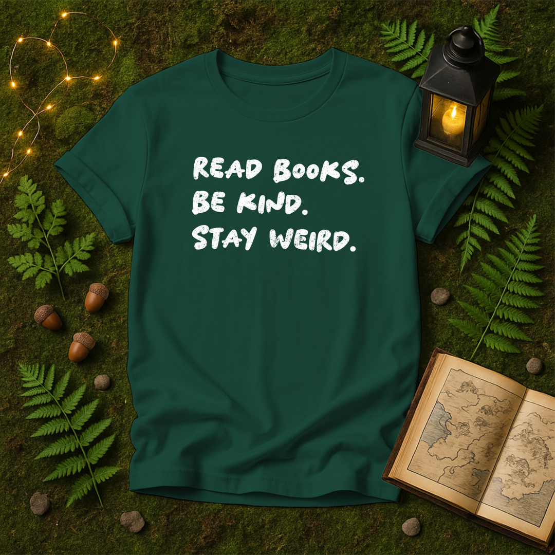 DESIGN 23 - READ BOOKS BE KIND STAY WEIRD