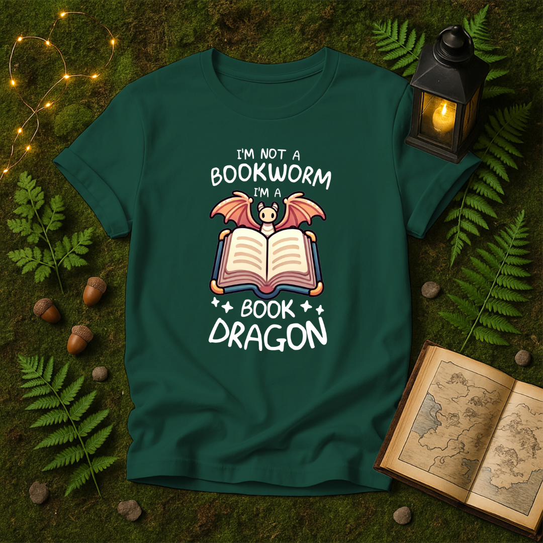 DESIGN 106 - IM NOT A BOOKWORM IM A BOOK DRAGON