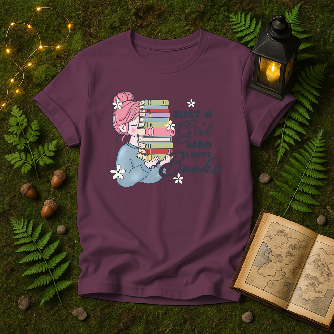 659 - JUST A GIRL WHO LOVES BOOKS