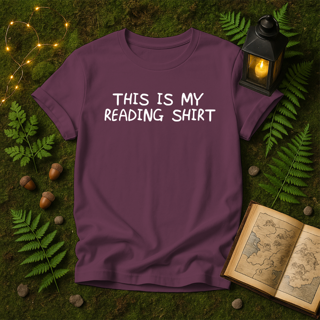 DESIGN 265 - THIS IS MY READING SHIRT