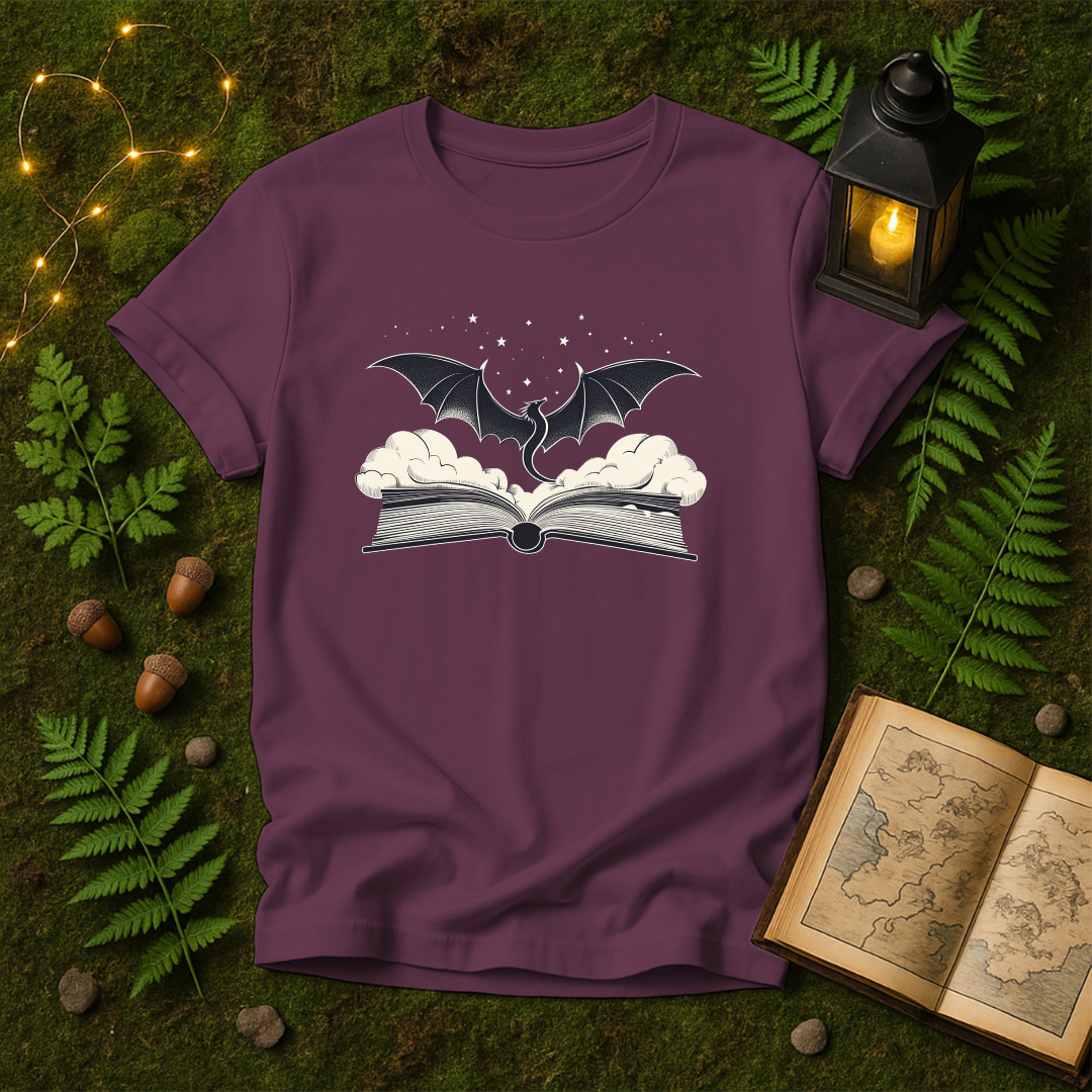 DESIGN 147 - DRAGON EMERGIN FROM A BOOK