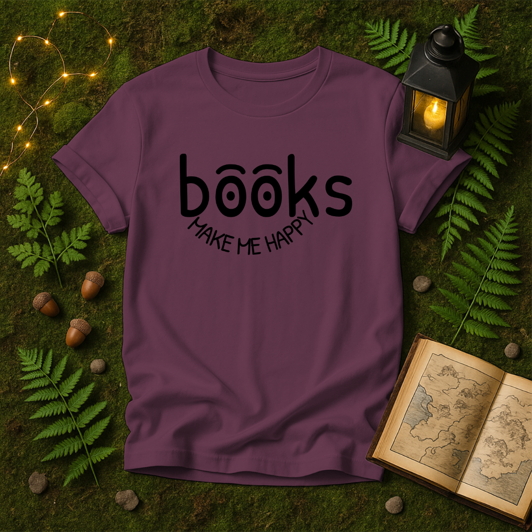 DESIGN 538 - BOOKS MAKE ME HAPPY