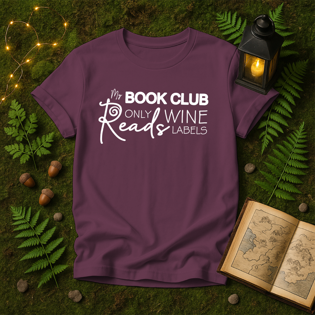 DESIGN 107 - MY BOOK CLUB ONLY READS WINE LABELS