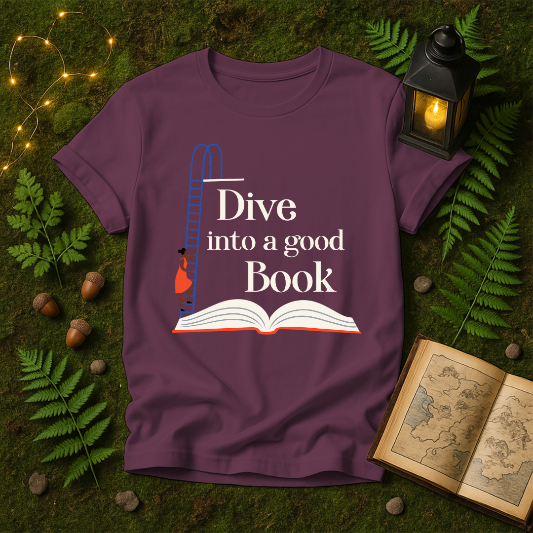 DESIGN 539 - DIVE INTO A GOOD BOOK