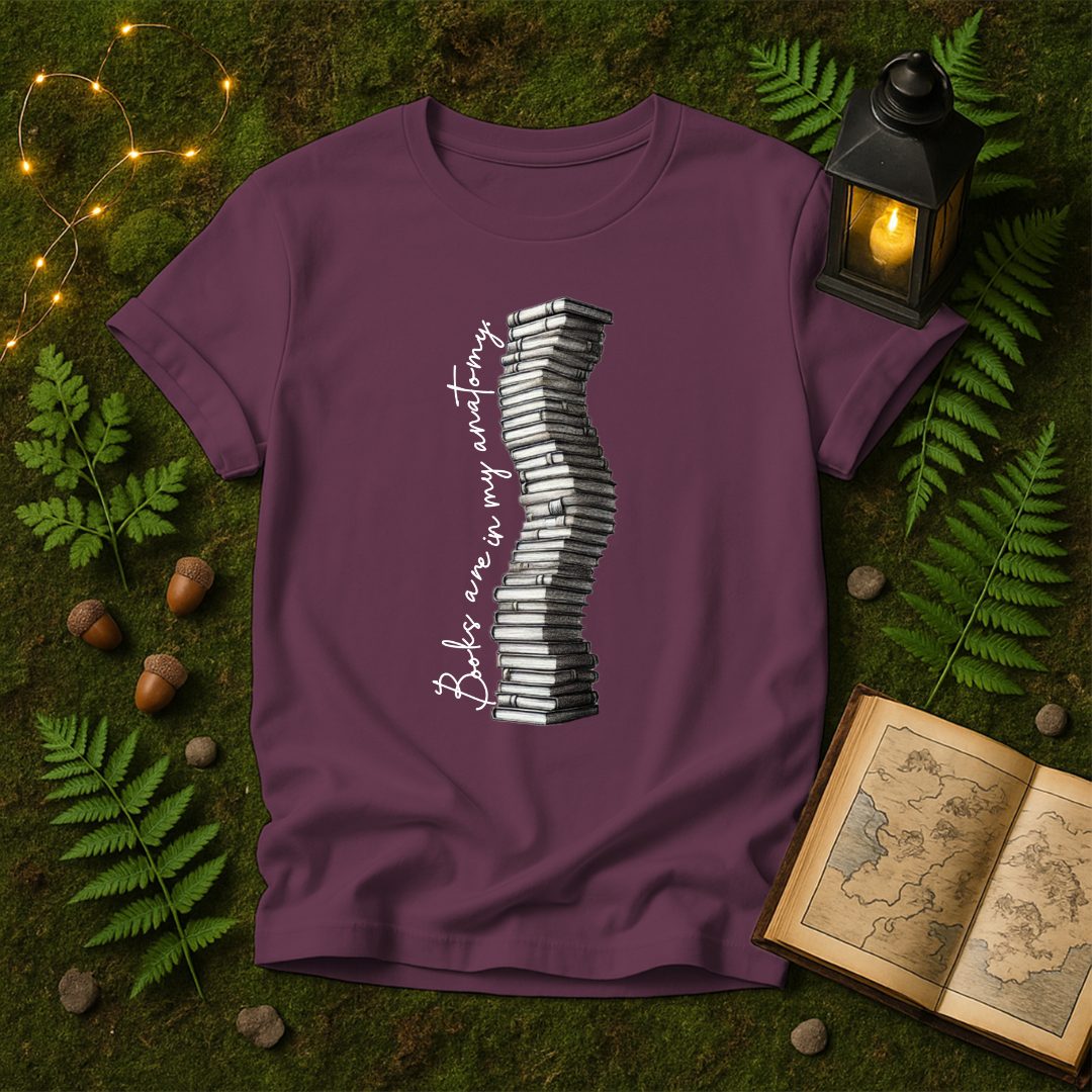 DESIGN 46 - BOOKS ARE IN MY ANATOMY