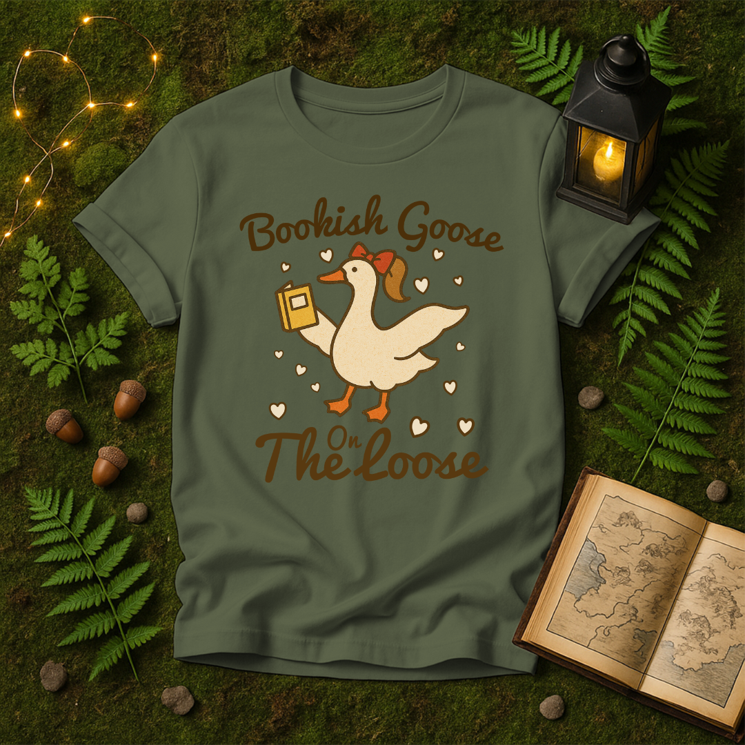 DESIGN 430 - BOOKISH GOOSE ON THE LOOSE