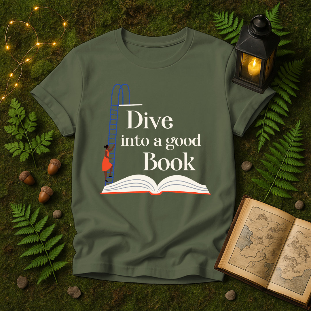 DESIGN 539 - DIVE INTO A GOOD BOOK