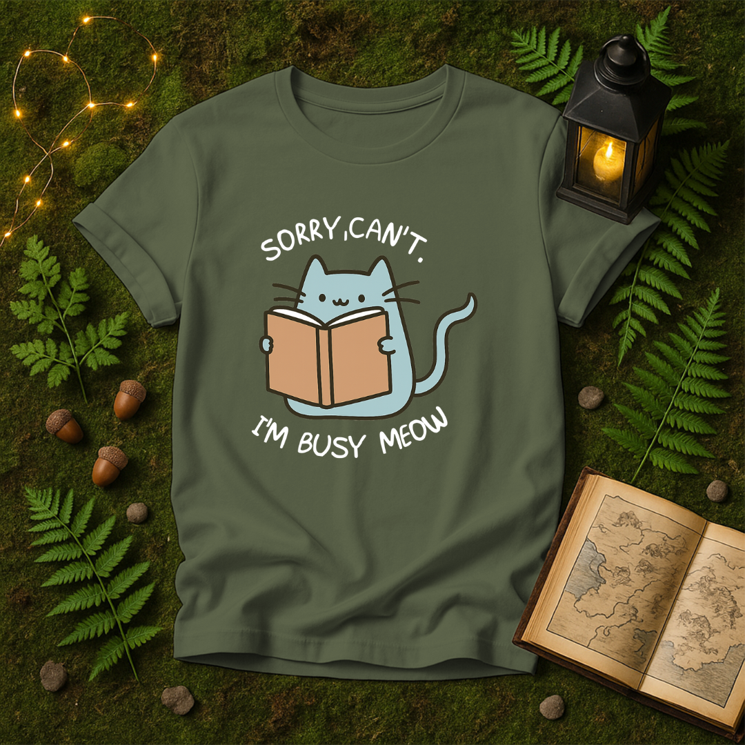 DESIGN 320 - SORRY CANT IM BUSY MEOW
