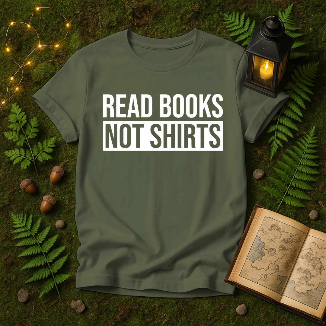 DESIGN 347 - READ BOOKS NOT SHIRTS