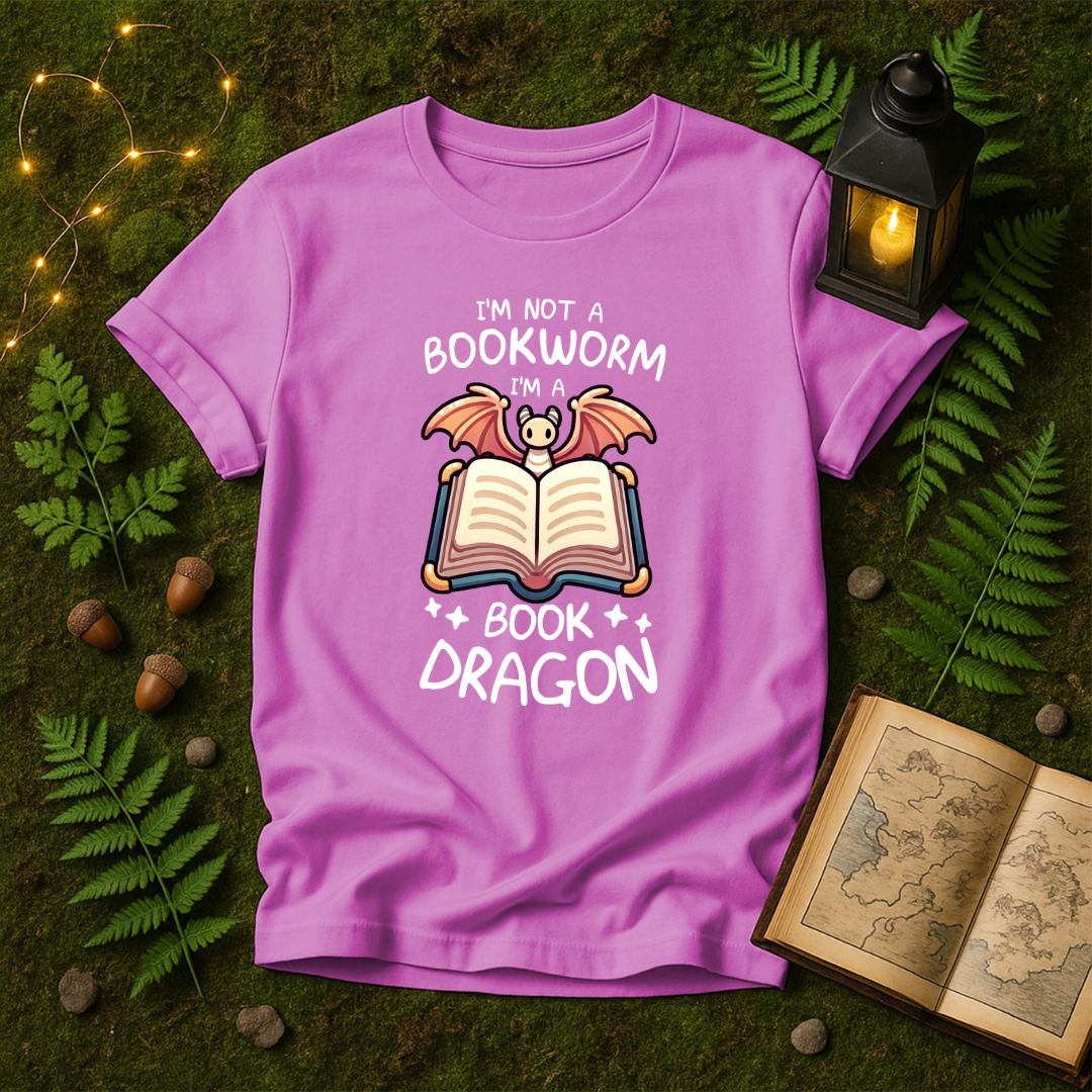 DESIGN 106 - IM NOT A BOOKWORM IM A BOOK DRAGON