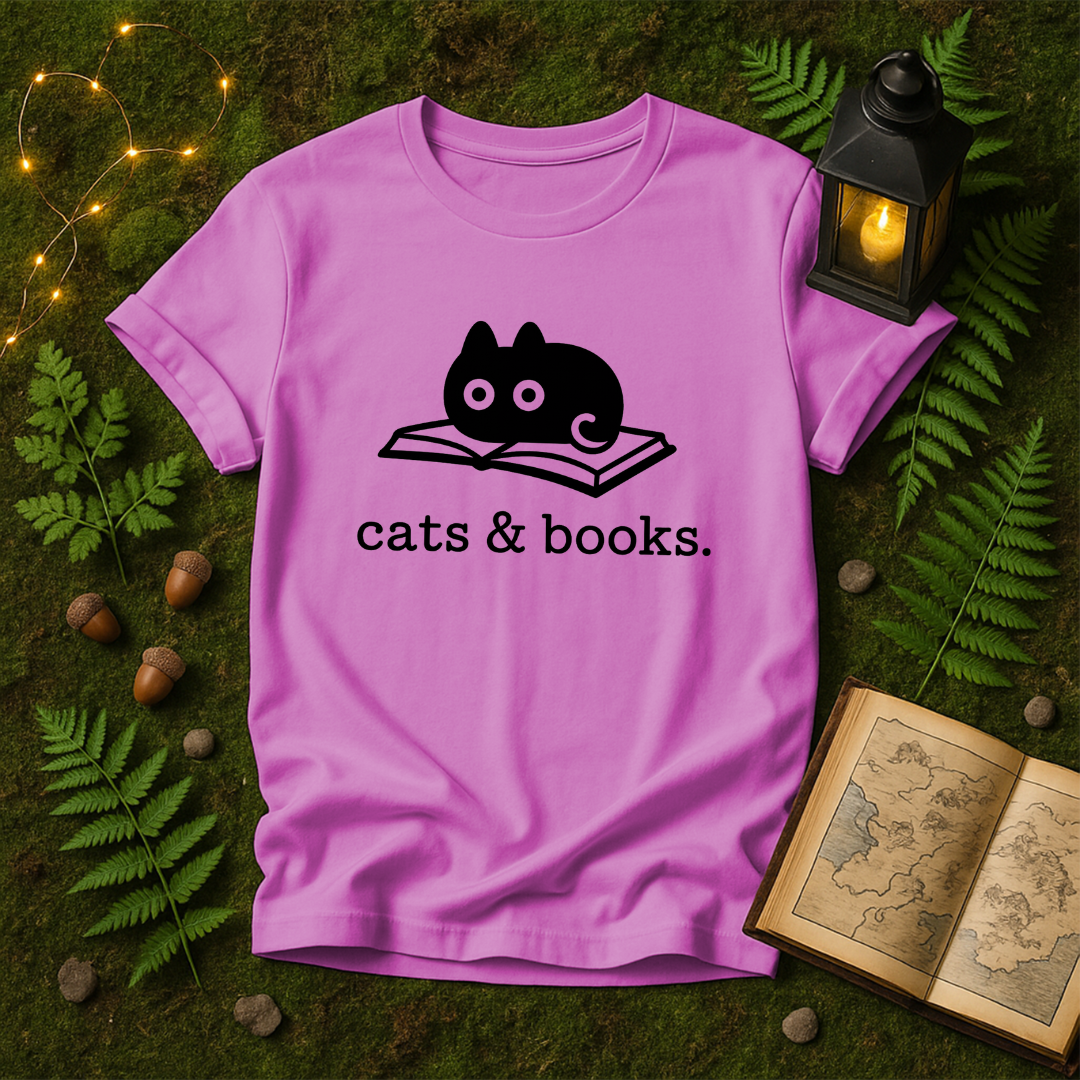 DESIGN 368 - CATS & BOOKS