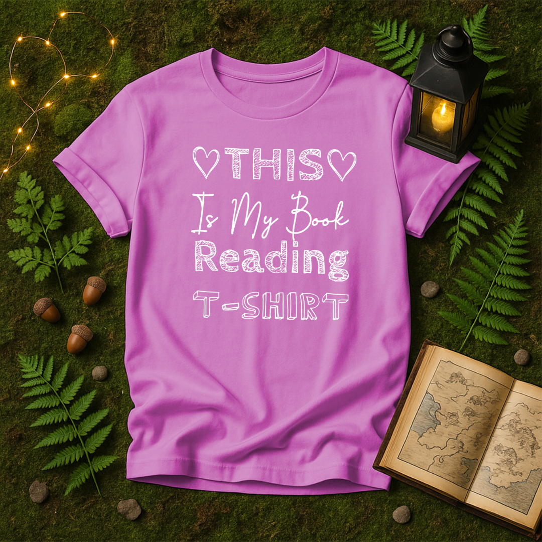 DESIGN 91 - THIS IS MY BOOK READING TSHIRT