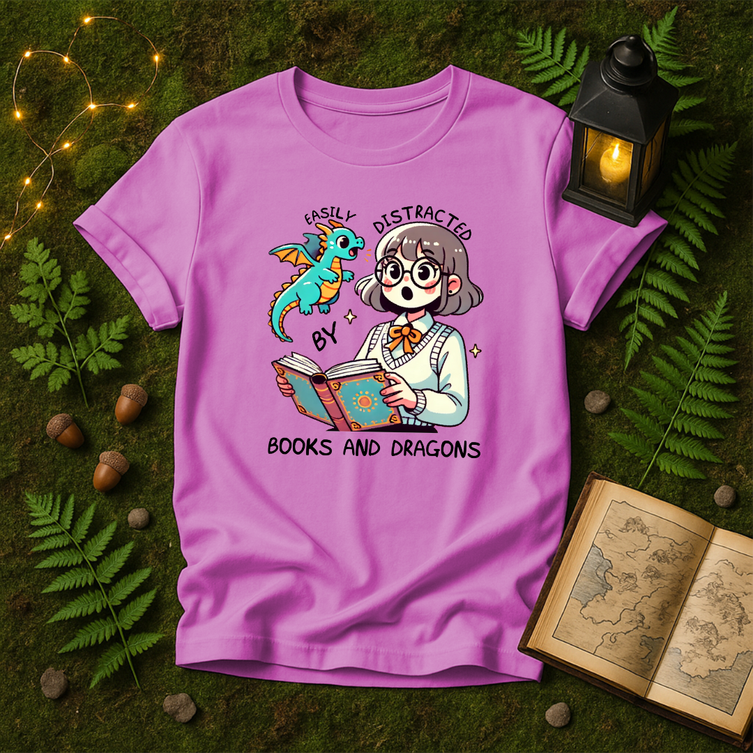 DESIGN 44 - EASILY DISTRACTED BY BOOKS AND DRAGONS