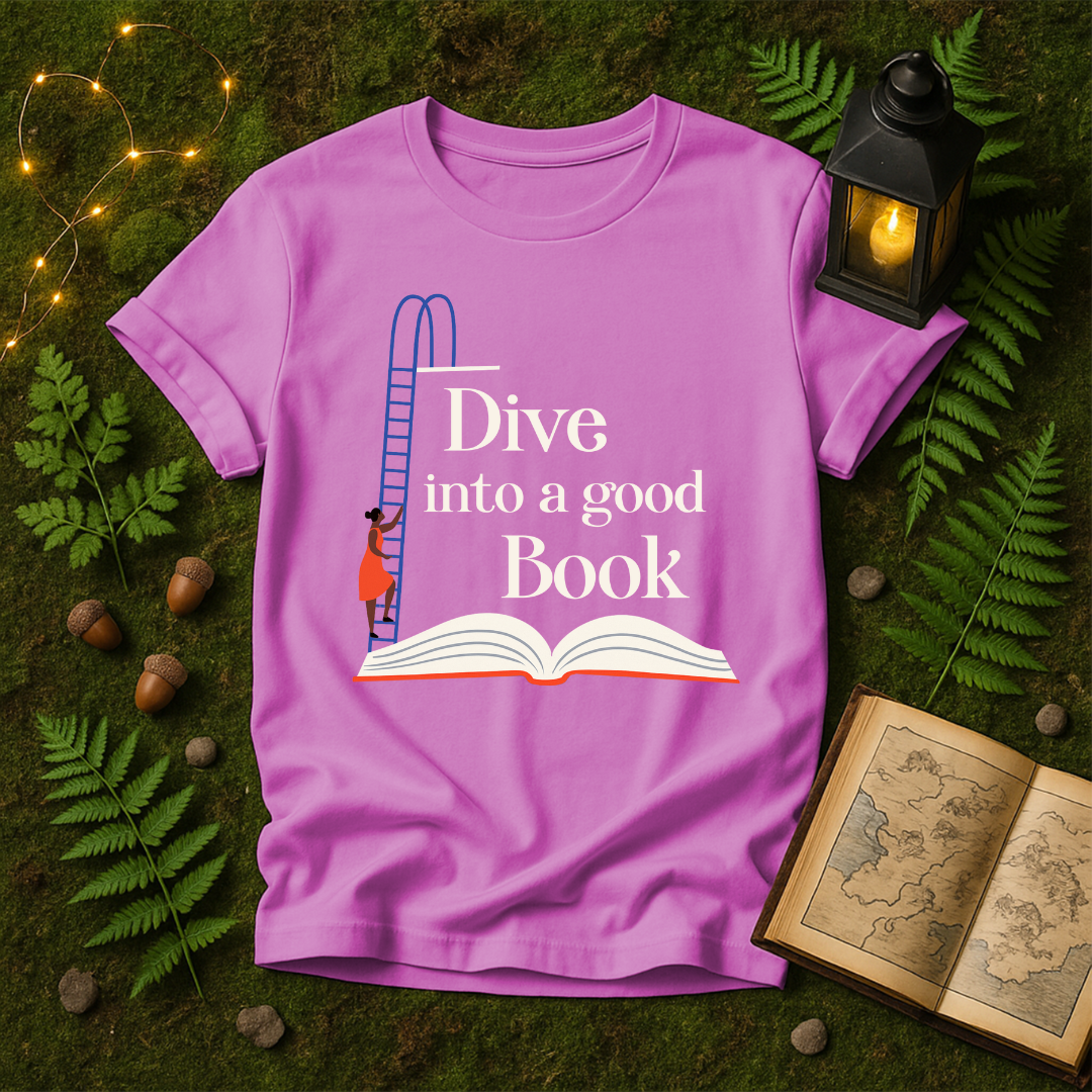 DESIGN 539 - DIVE INTO A GOOD BOOK