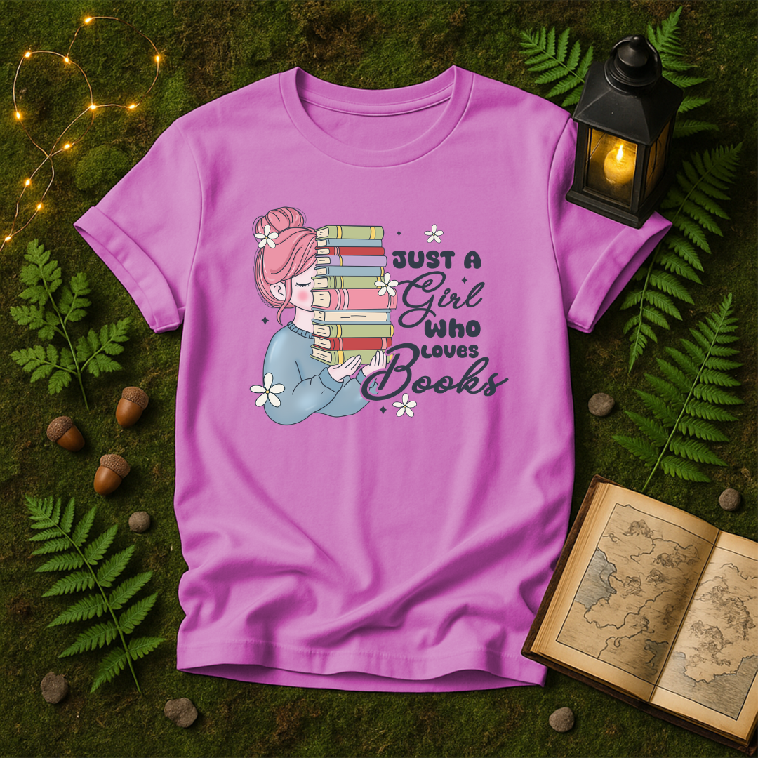 659 - JUST A GIRL WHO LOVES BOOKS