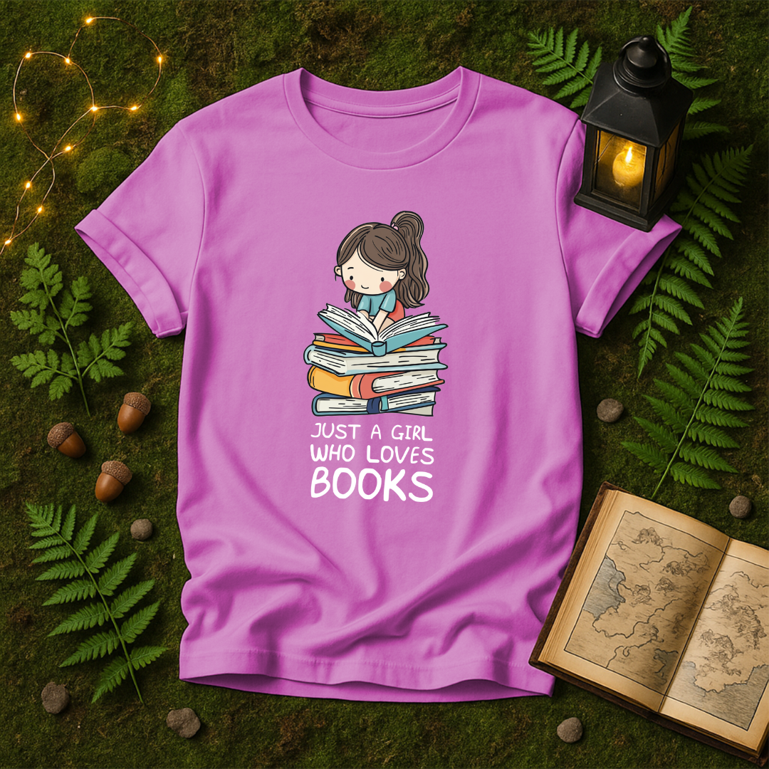 DESIGN 136 - JUST A GIRL WHO LOVES BOOKS