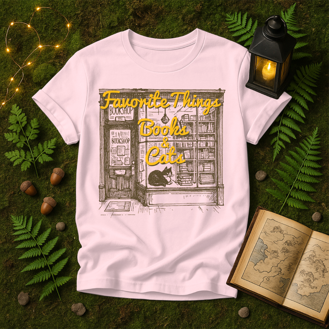 885 - FAVORITE THINGS BOOKS AND CATS