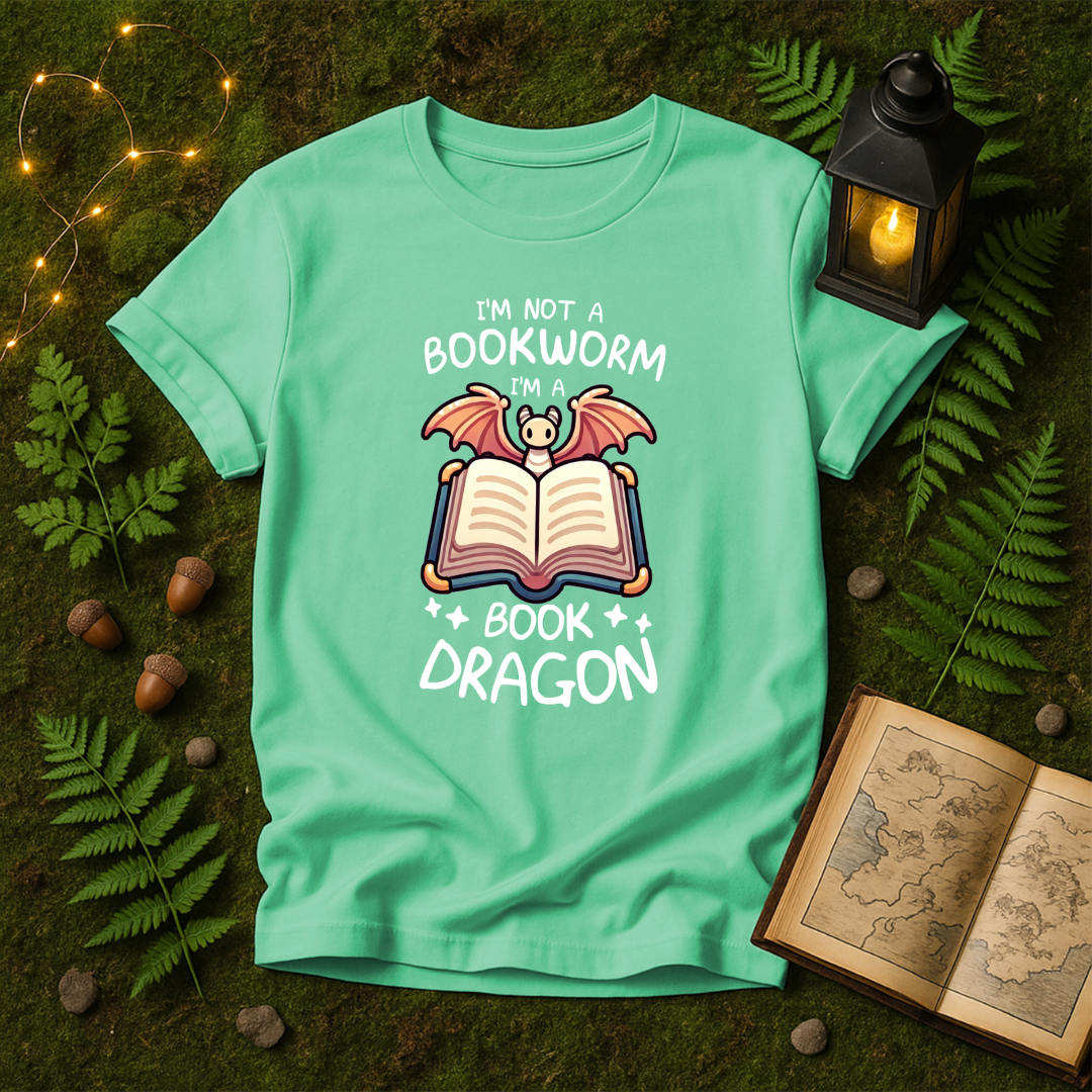 DESIGN 106 - IM NOT A BOOKWORM IM A BOOK DRAGON
