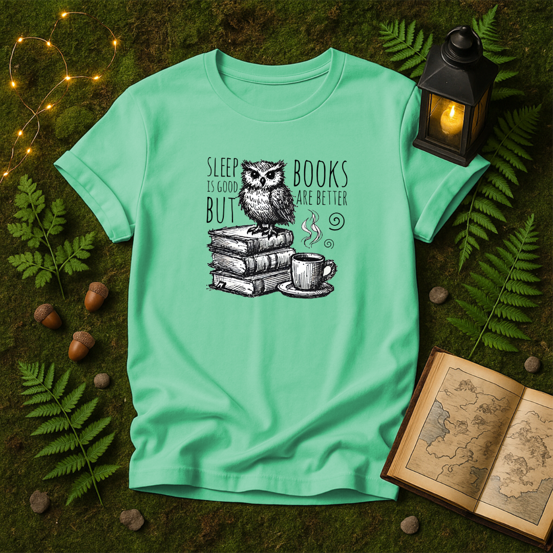 DESIGN 105 - SLEEP IS GOOD BUT BOOKS ARE BETTER