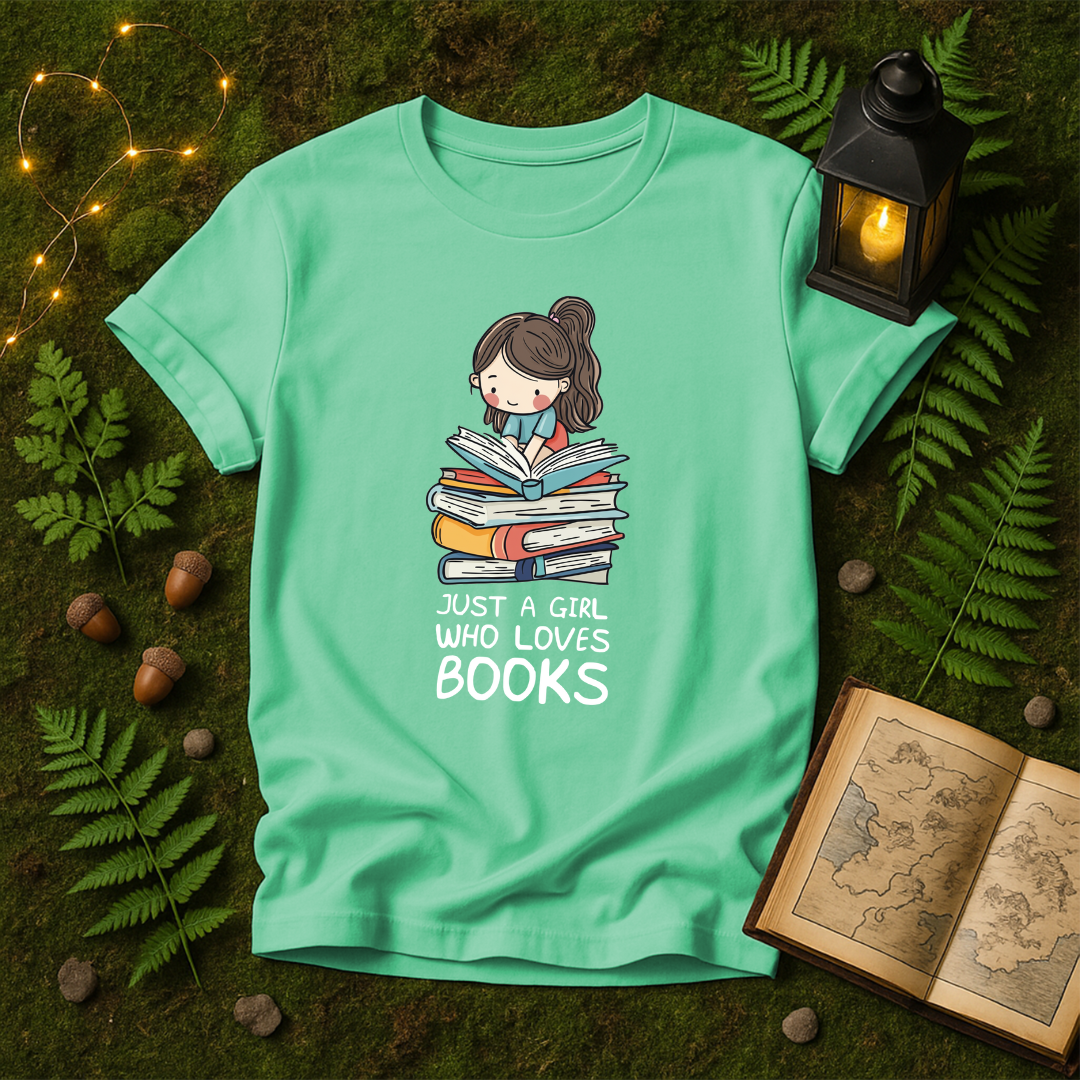 DESIGN 136 - JUST A GIRL WHO LOVES BOOKS