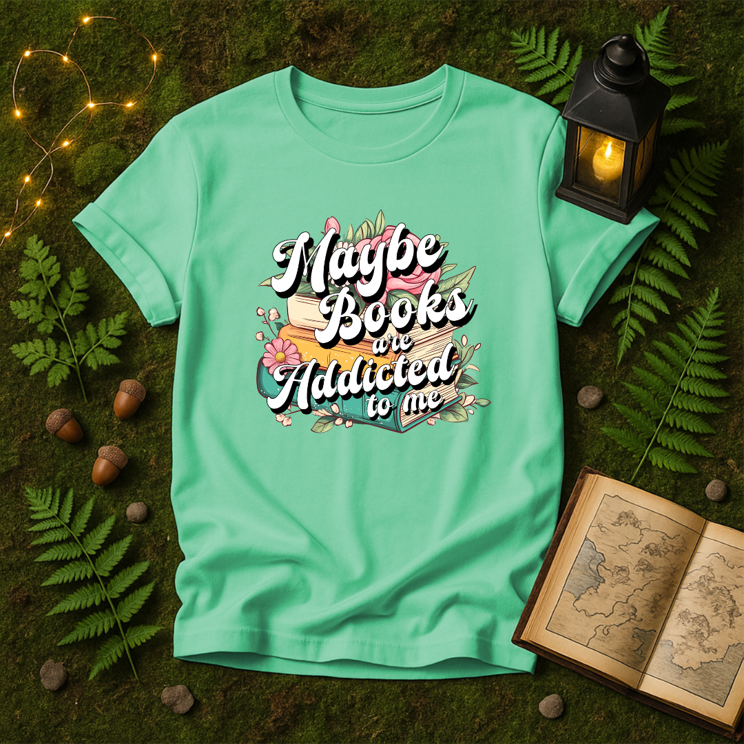 DESIGN 272 - MAYBE BOOKS ARE ADDICTED TO ME