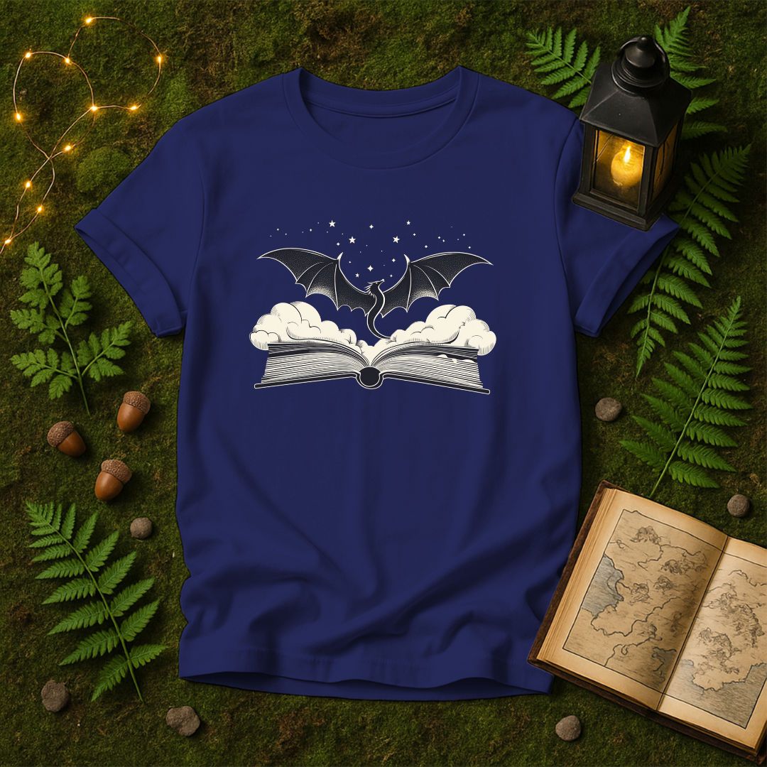 DESIGN 147 - DRAGON EMERGIN FROM A BOOK