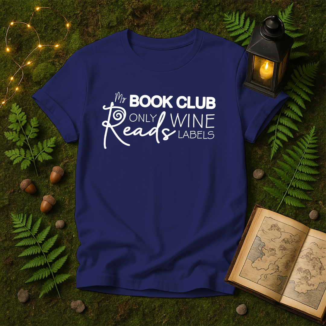 DESIGN 107 - MY BOOK CLUB ONLY READS WINE LABELS