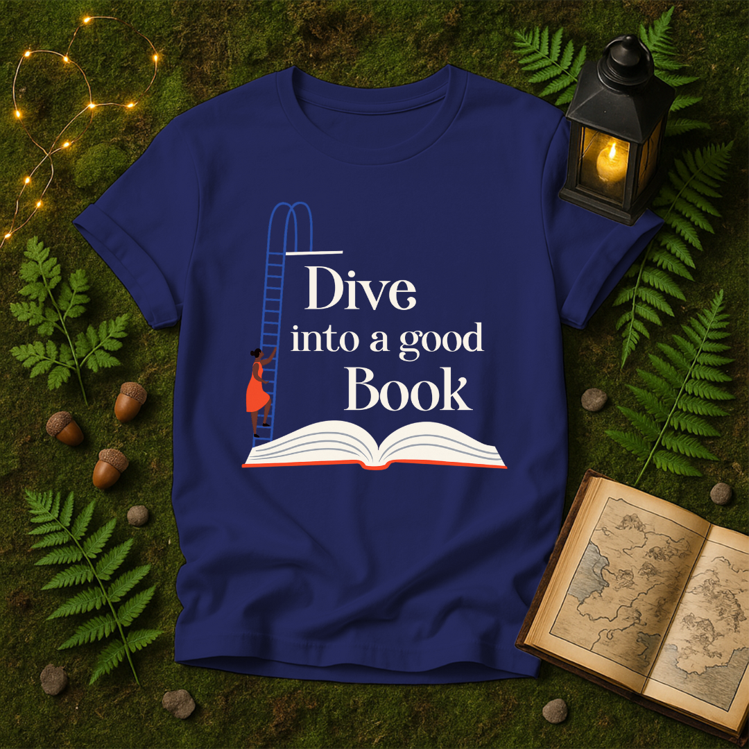 DESIGN 539 - DIVE INTO A GOOD BOOK