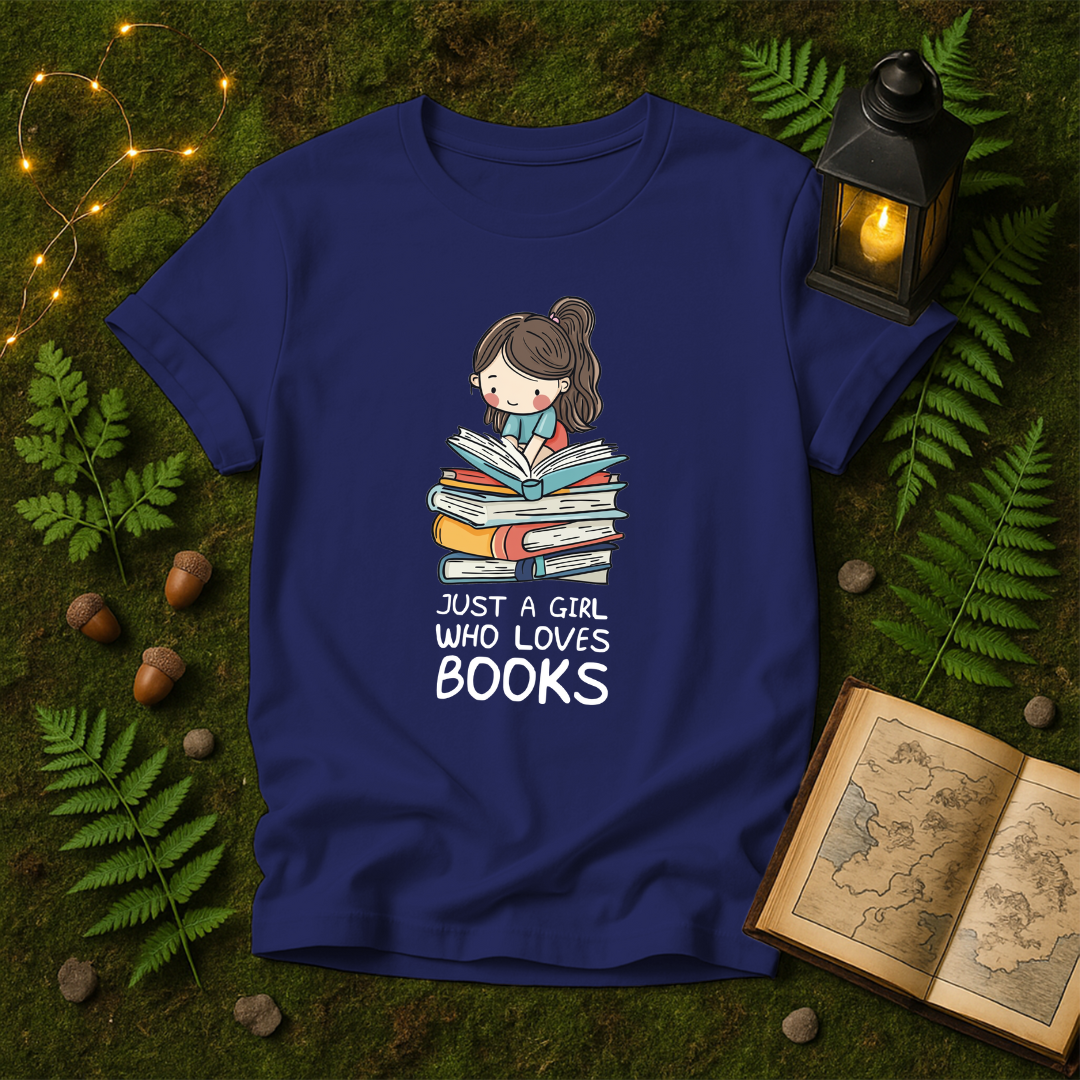 DESIGN 136 - JUST A GIRL WHO LOVES BOOKS