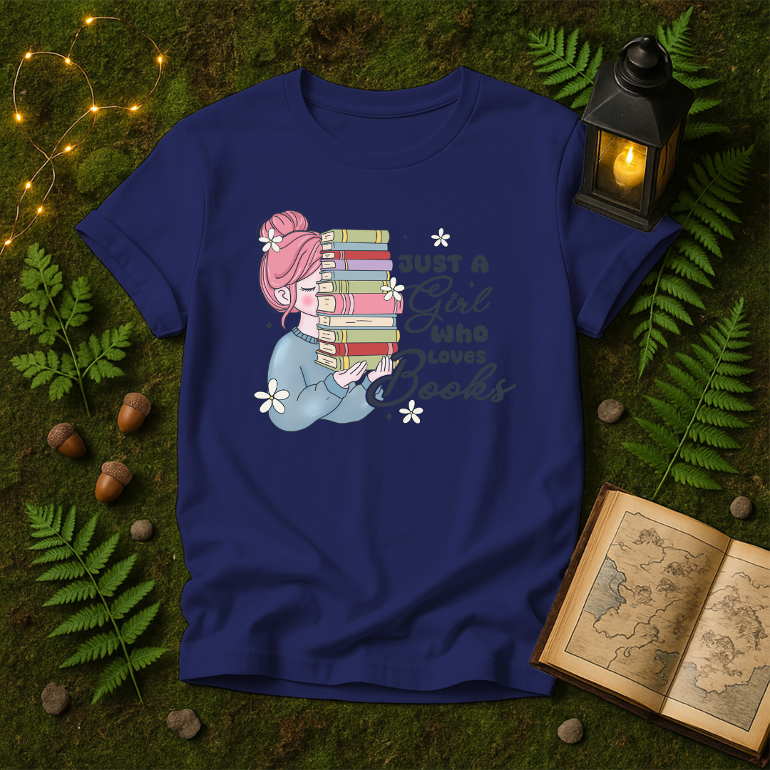 659 - JUST A GIRL WHO LOVES BOOKS