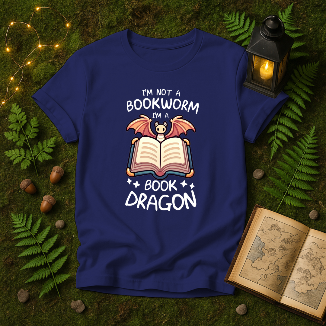 DESIGN 106 - IM NOT A BOOKWORM IM A BOOK DRAGON