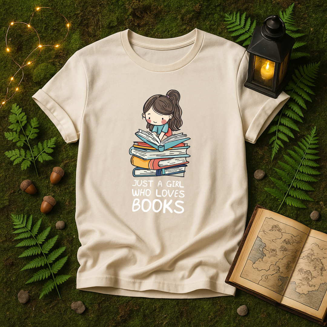 DESIGN 136 - JUST A GIRL WHO LOVES BOOKS