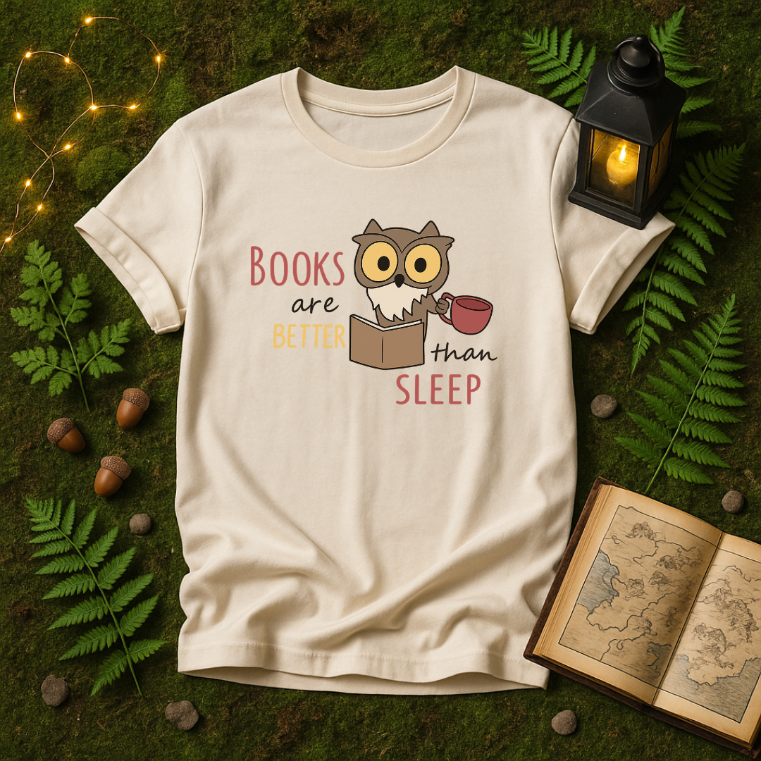 DESIGN 299 - BOOKS ARE BETTER THAN SLEEP