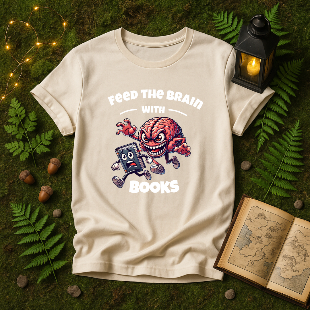 DESIGN 83 - FEED THE BRAIN WITH BOOKS